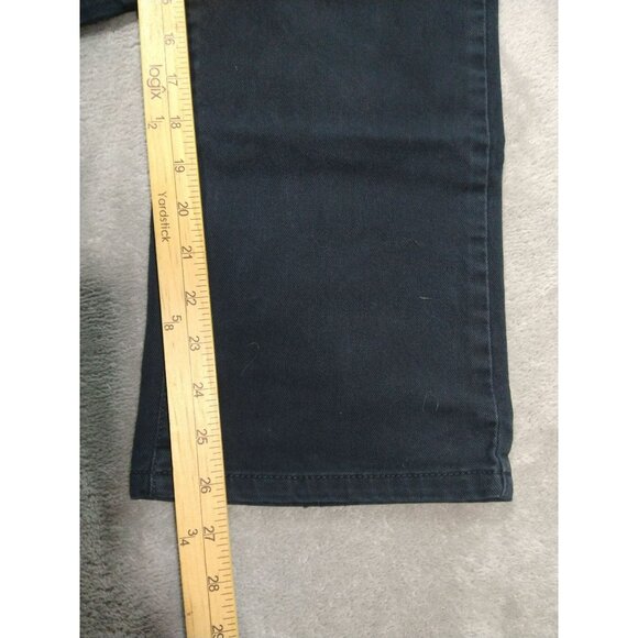 Levis 550 Jeans Womens 6 Short Black Denim Relaxed Boot Cut Western Cowgirl Y2K - Picture 5 of 8